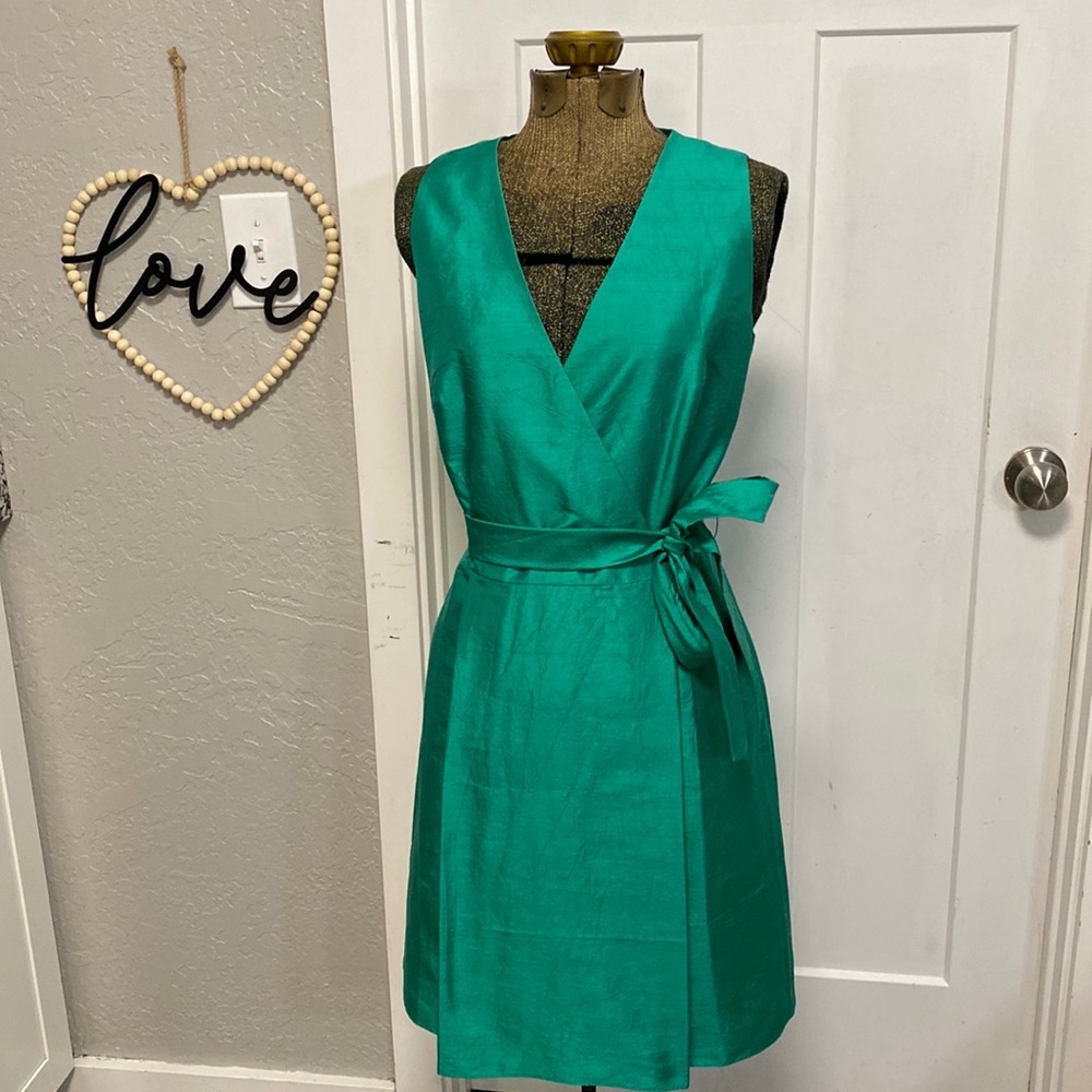 VINEYARD VINES SILK DRESS WITH POCKETS 4